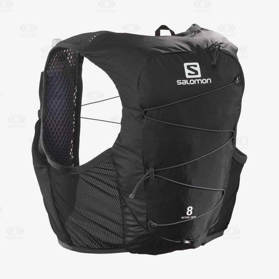 Salomon ACTIVE SKIN 8 Löparryggsäck Herr Svarta | SE-O1782