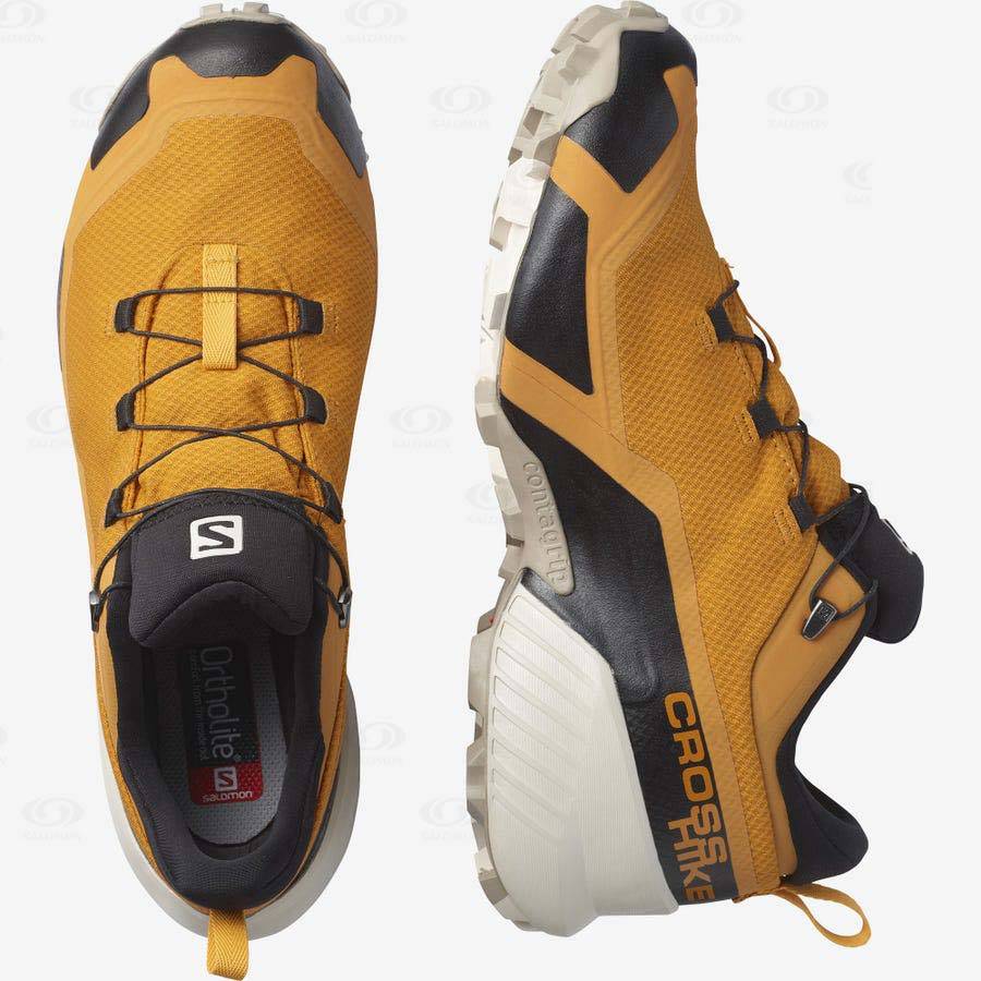 Salomon CROSS HIKE GORE-TEX Vattentäta Skor Herr Orange | SE-O1042