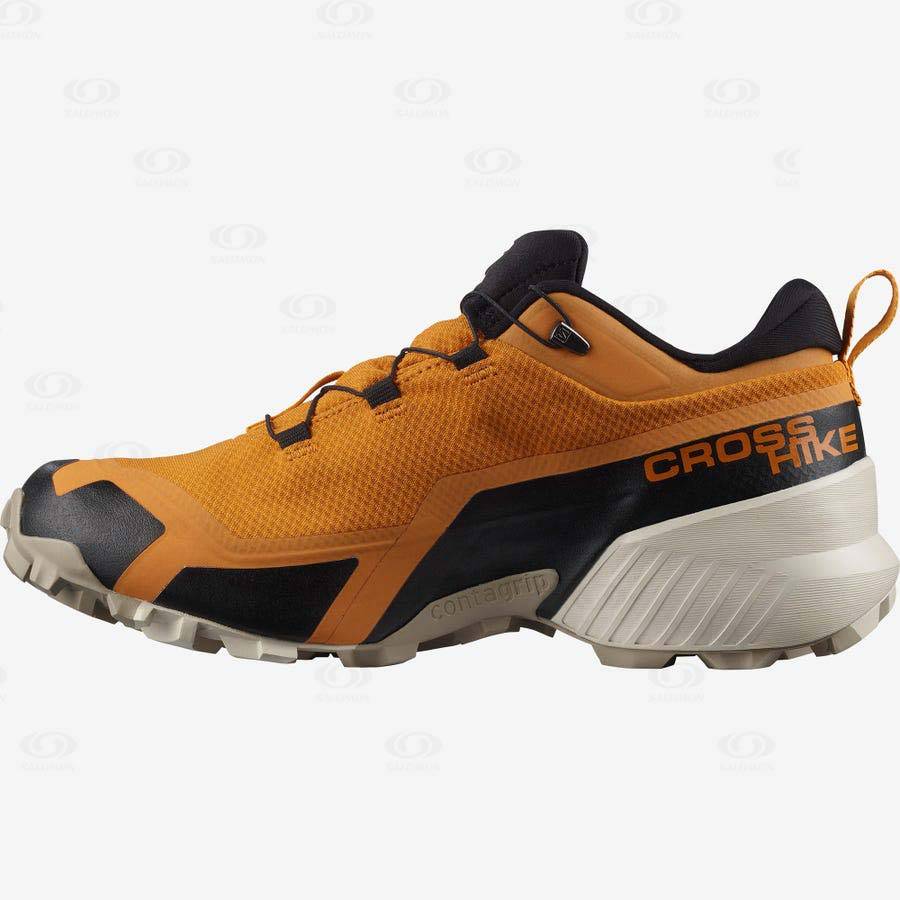 Salomon CROSS HIKE GORE-TEX Vattentäta Skor Herr Orange | SE-O1042