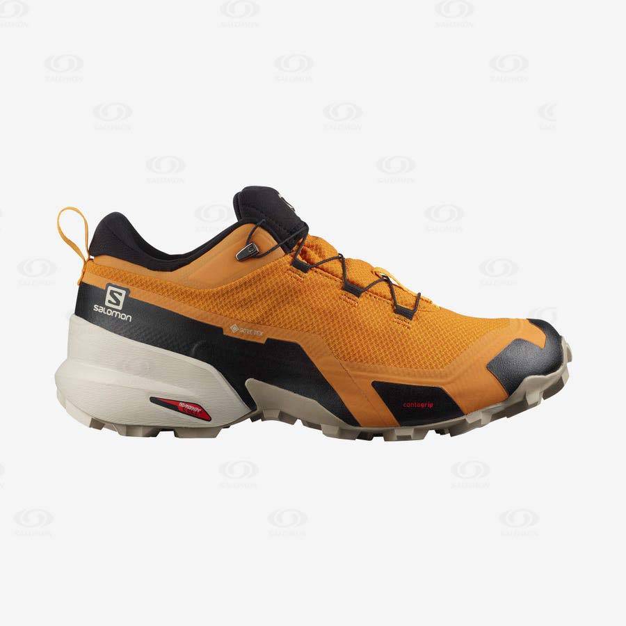 Salomon CROSS HIKE GORE-TEX Vattentäta Skor Herr Orange | SE-O1042