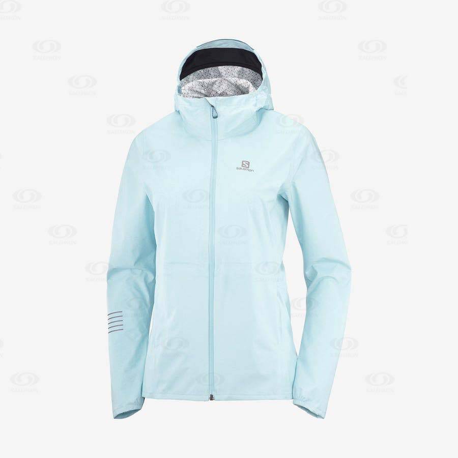 Salomon Jacka BONATTI WATERPROOF Softshelljacka Dam Mintgröna | SE-O1567