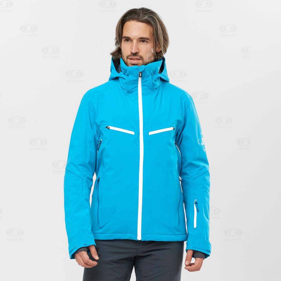 Salomon Jacka BRILLIANT Softshelljacka Herr Blå | SE-L2131