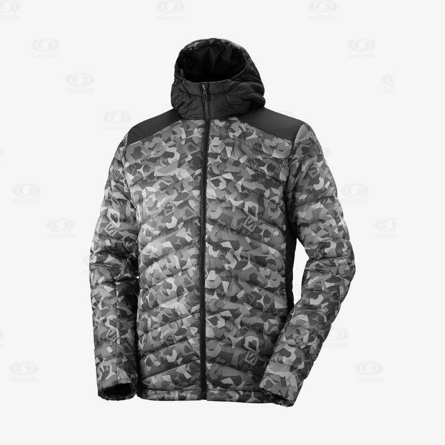 Salomon Jacka ESSENTIAL XWARM DOWN Softshelljacka Herr Vita Svarta | SE-A2291