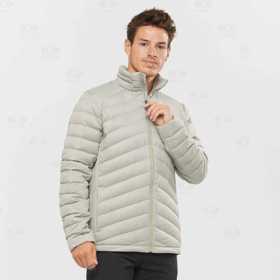 Salomon Jacka ESSENTIAL XWARM DOWN Softshelljacka Herr Grå | SE-L1543