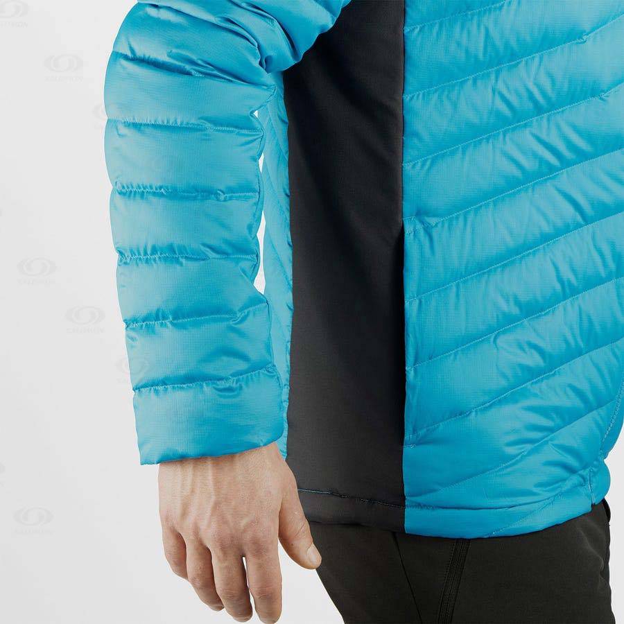 Salomon Jacka ESSENTIAL XWARM DOWN Softshelljacka Herr Blå | SE-L2229