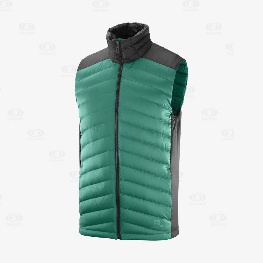 Salomon Jacka ESSENTIAL XWARM DOWN Softshelljacka Herr Gröna | SE-M2161