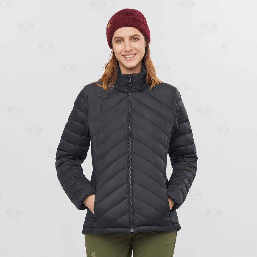 Salomon Jacka ESSENTIAL XWARM DOWN Softshelljacka Dam Svarta | SE-O1742