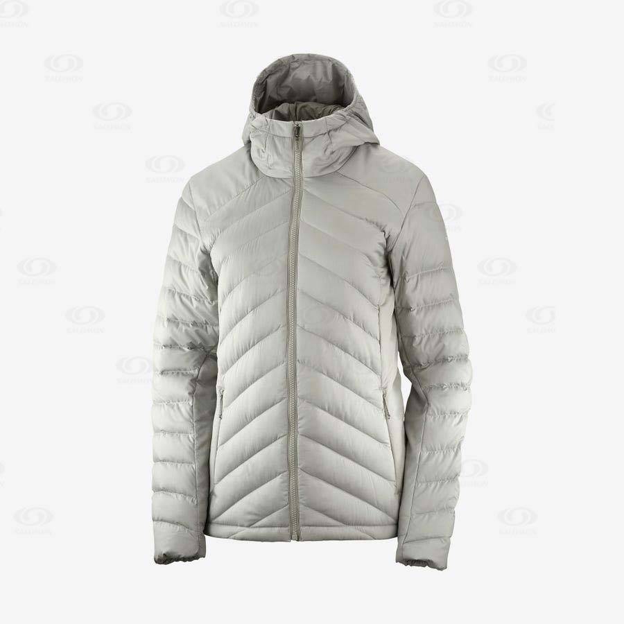 Salomon Jacka ESSENTIAL XWARM DOWN Softshelljacka Dam Vita | SE-W1800