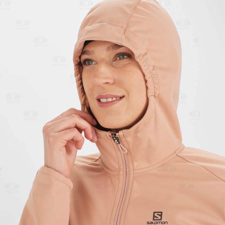 Salomon Jacka GORE TEX INFINIUM™ WINDSTOPPER® Softshelljacka Dam Rosa | SE-N2149