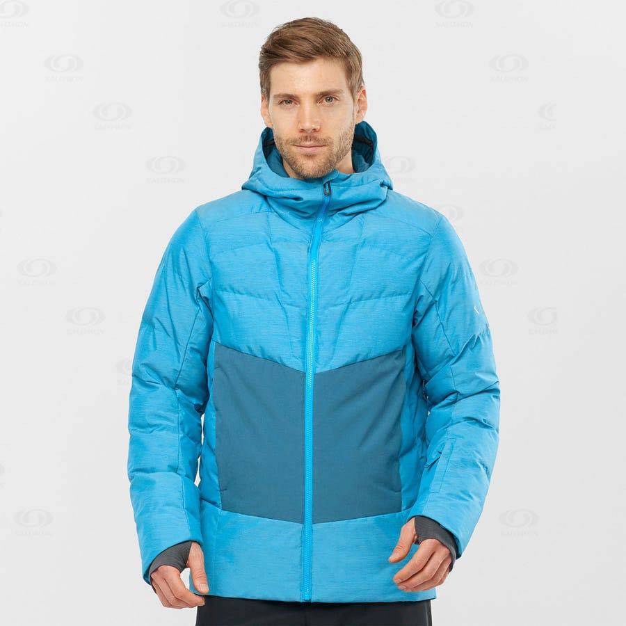 Salomon Jacka SNOWSHELTER Softshelljacka Herr Blå | SE-N1841