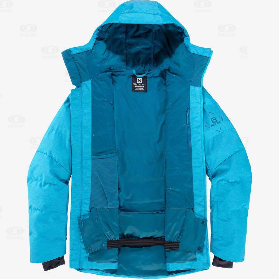 Salomon Jacka SNOWSHELTER Softshelljacka Herr Blå | SE-N1841