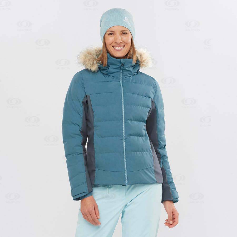 Salomon Jacka STORMCOZY Softshelljacka Dam Blå | SE-S2269