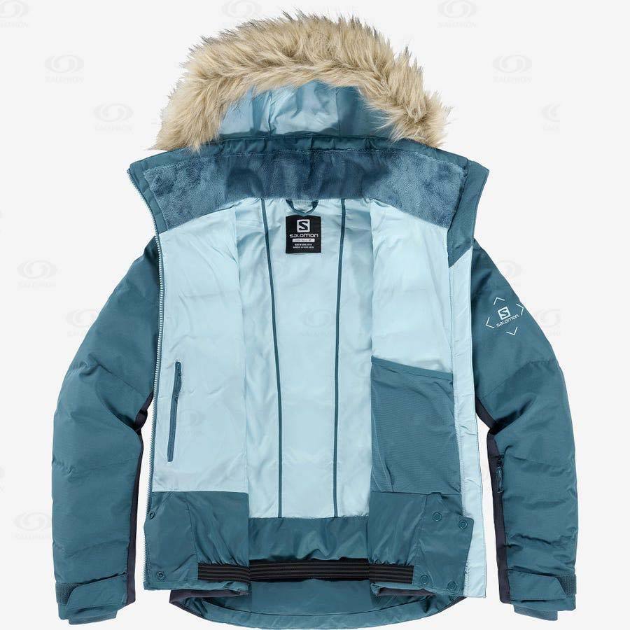 Salomon Jacka STORMCOZY Softshelljacka Dam Blå | SE-S2269