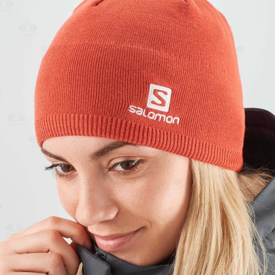 Salomon LOGO Hatt Herr Orange | SE-O1250