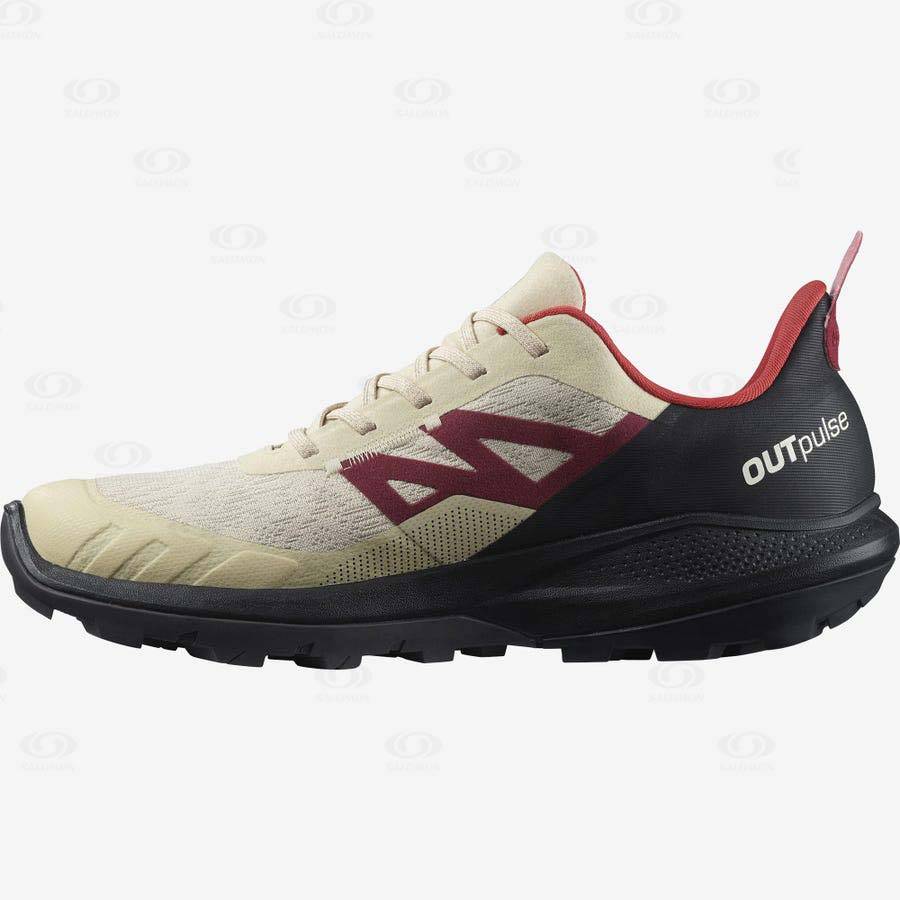 Salomon OUTPULSE GORE-TEX Vandringsskor Herr Beige | SE-M1874