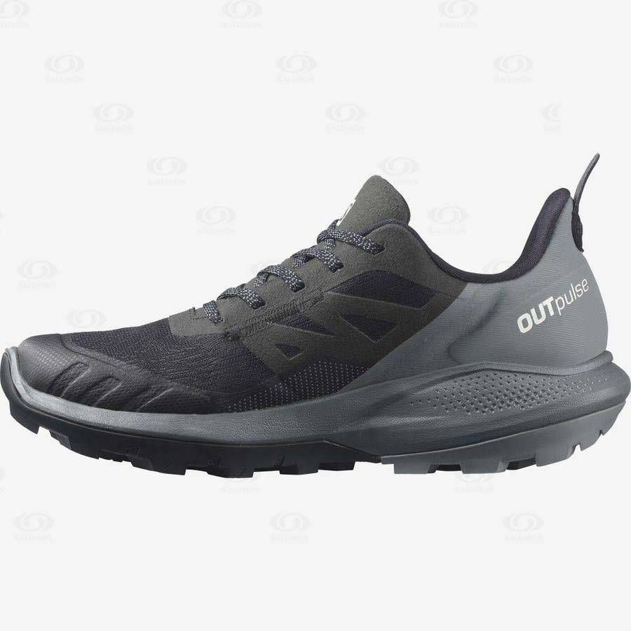 Salomon OUTPULSE GORE-TEX Vattentäta Skor Dam Grå Svarta | SE-L2516