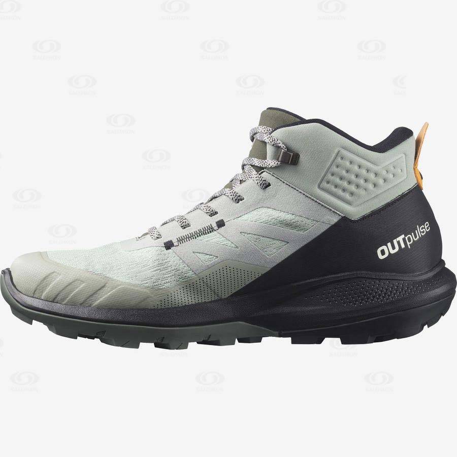 Salomon OUTPULSE MID GORE-TEX Vandringskängor Herr Svarta Turkos | SE-N1925