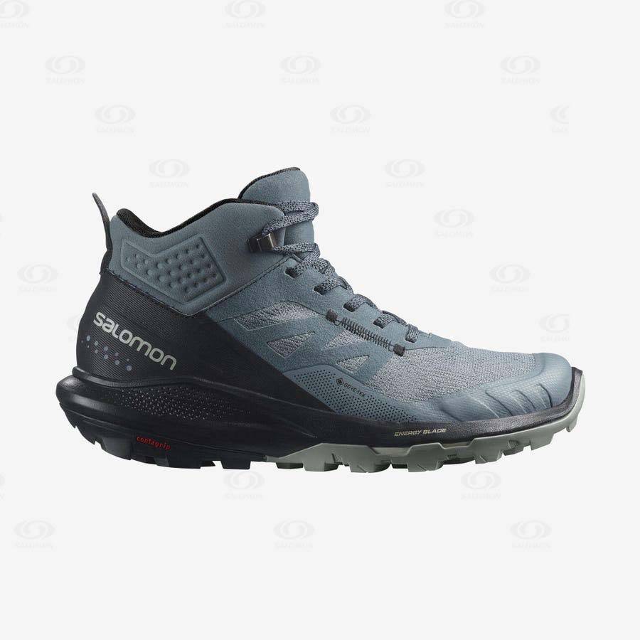 Salomon OUTPULSE MID GORE-TEX Vattentäta Skor Dam Silver | SE-L2285