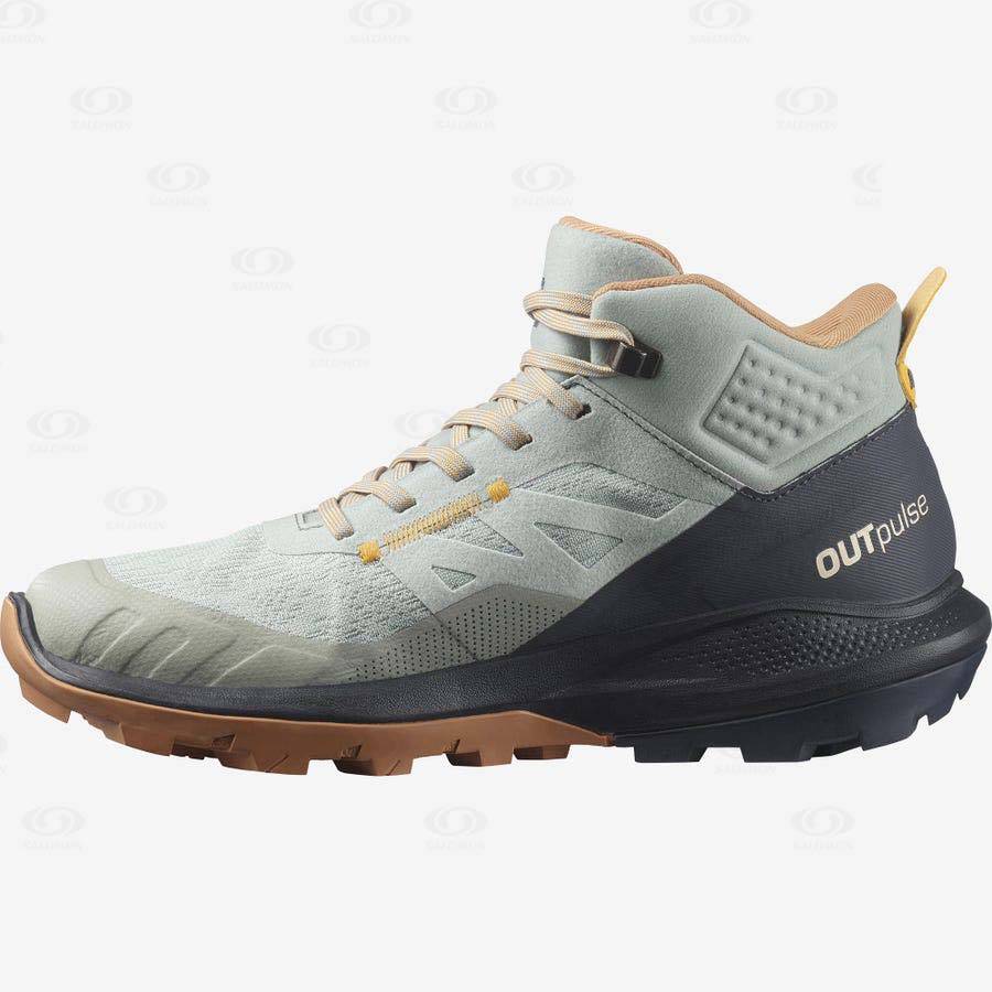 Salomon OUTPULSE MID GORE-TEX Vattentäta Skor Dam Mintgröna | SE-O2421