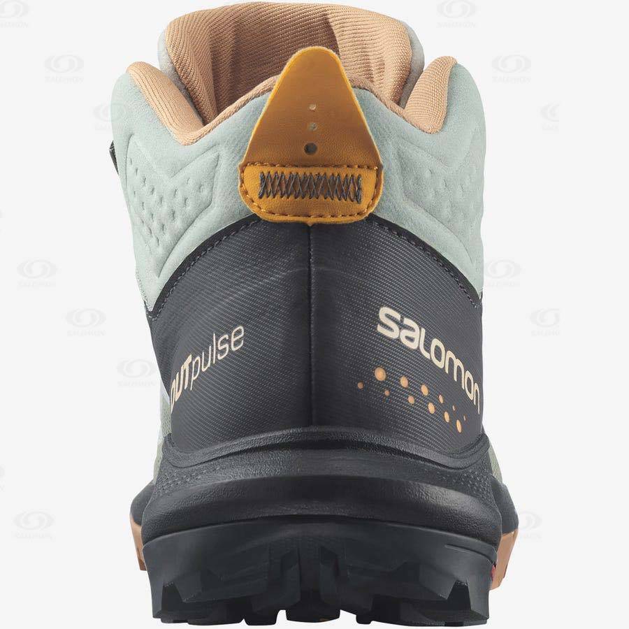 Salomon OUTPULSE MID GORE-TEX Vattentäta Skor Dam Mintgröna | SE-O2421