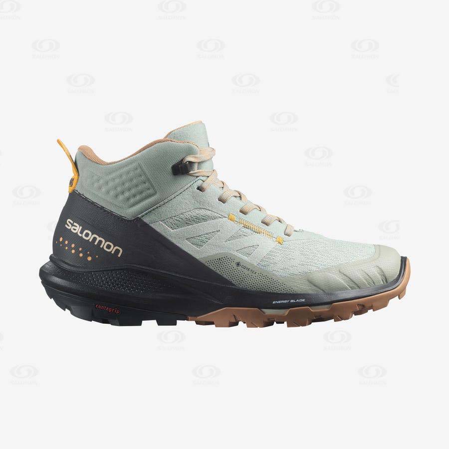 Salomon OUTPULSE MID GORE-TEX Vattentäta Skor Dam Mintgröna | SE-O2421