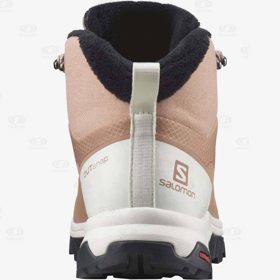 Salomon OUTSNAP CLIMASALOMON™ Vattentäta Kängor Dam Beige | SE-N1946