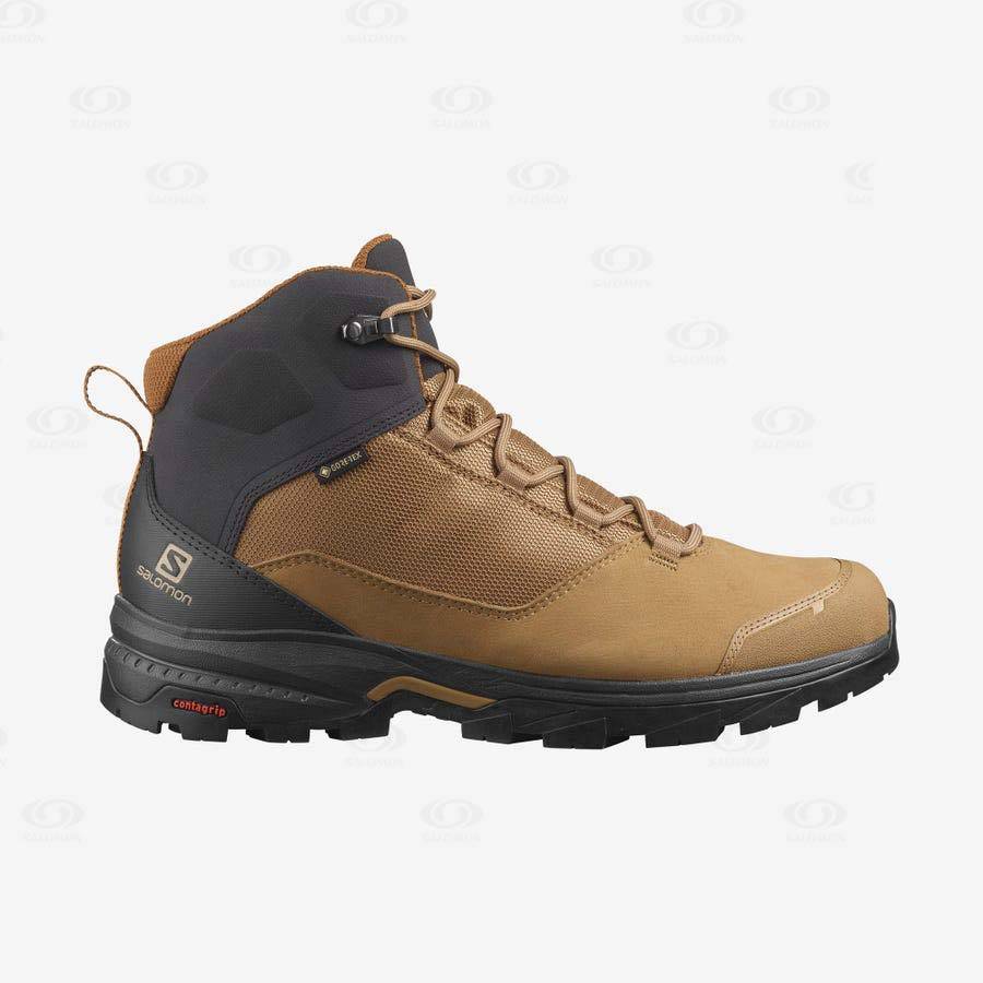 Salomon OUTWARD GORE-TEX Vandringskängor Herr Svarta Bruna | SE-O2041