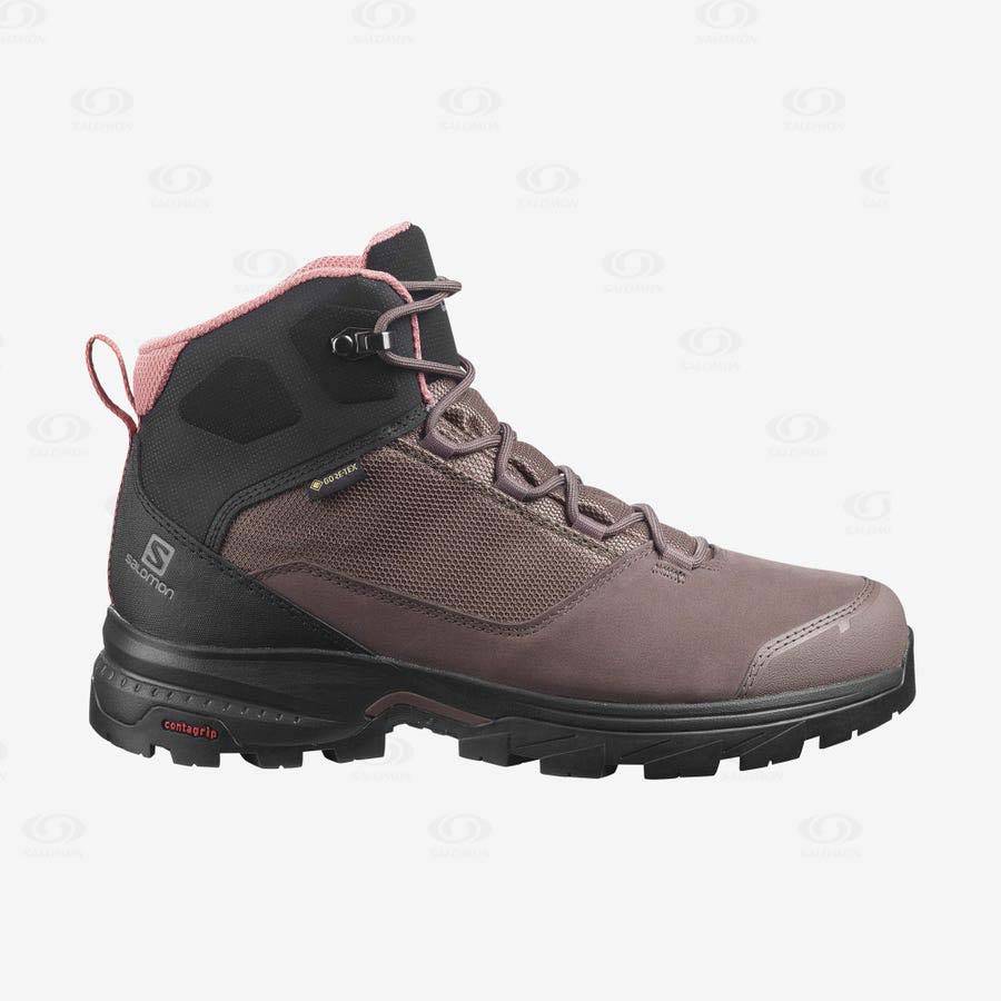 Salomon OUTWARD GORE-TEX Vattentäta Skor Dam Bruna | SE-S1044