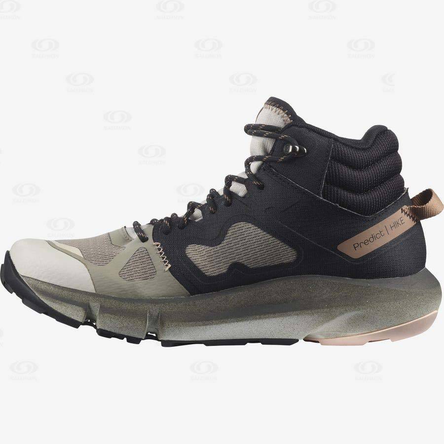 Salomon PREDICT HIKE MID GORE-TEX Vattentäta Skor Dam Beige | SE-A1843