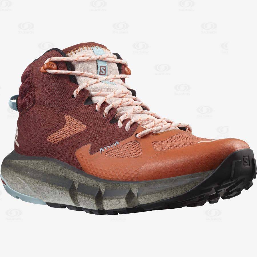 Salomon PREDICT HIKE MID GORE-TEX Vattentäta Skor Dam Orange | SE-L2593