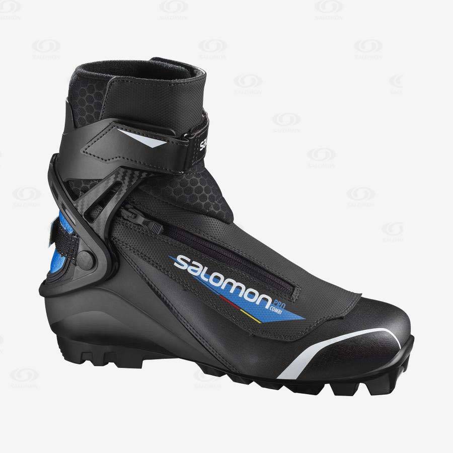 Salomon PRO COMBI PILOT Pjäxor Herr Svarta Blå | SE-N1057