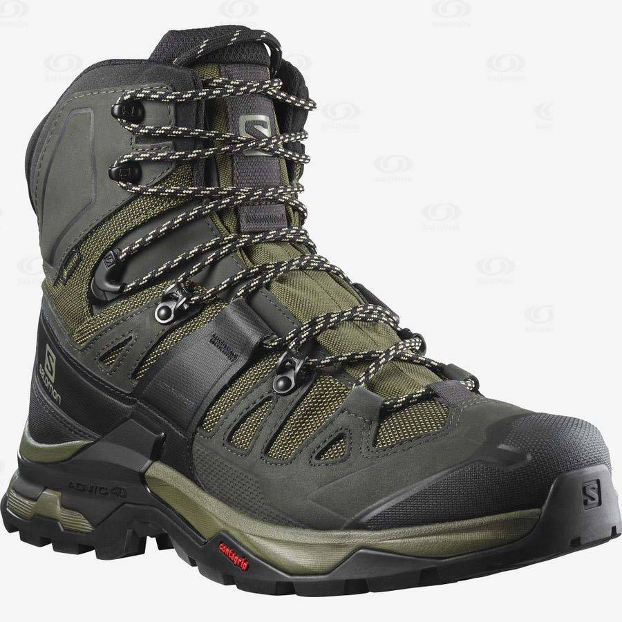 Salomon QUEST 4 GORE-TEX Vandringskängor Herr Olivgröna | SE-A2228