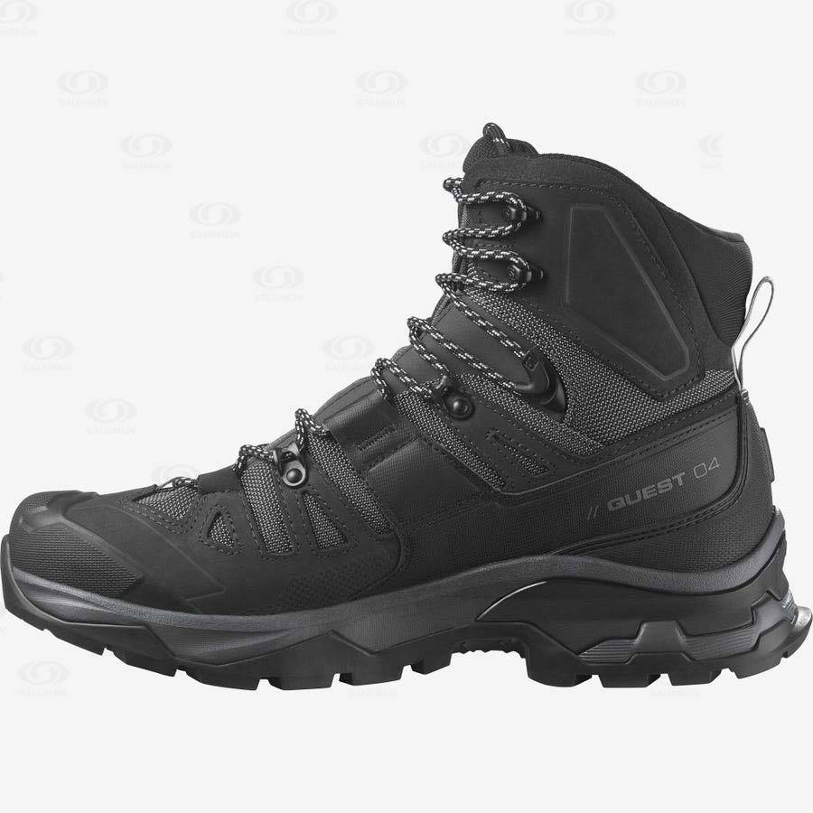 Salomon QUEST 4 GORE-TEX Vandringskängor Herr Grå Svarta | SE-O1145