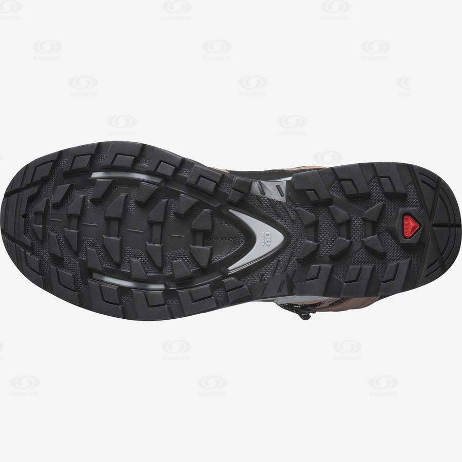 Salomon QUEST 4 GORE-TEX Vattentäta Skor Dam Bruna | SE-W1450