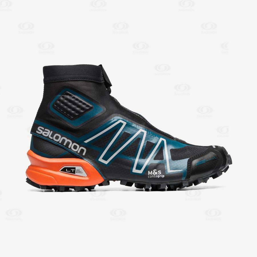 Salomon SNOWCROSS ADVANCED Sneakers Herr Svarta Blå Orange | SE-N2331