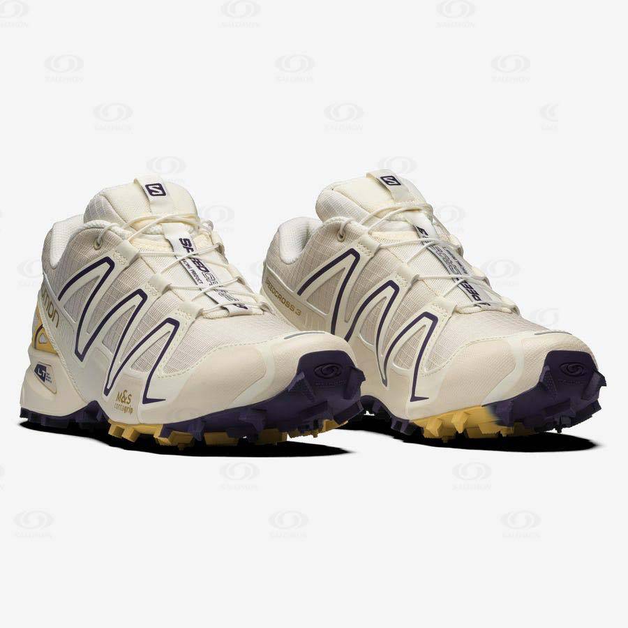 Salomon SPEEDCROSS 3 Sneakers Dam Beige | SE-O1056