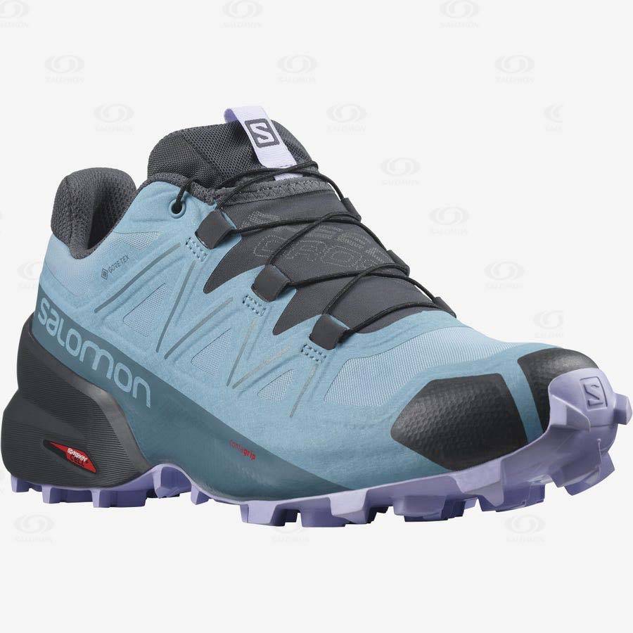 Salomon SPEEDCROSS 5 GORE-TEX Trailskor Dam Blå | SE-L1102