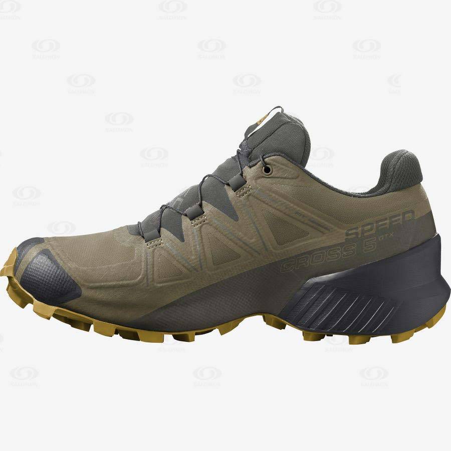 Salomon SPEEDCROSS 5 GORE-TEX Trailskor Herr Olivgröna | SE-L1354