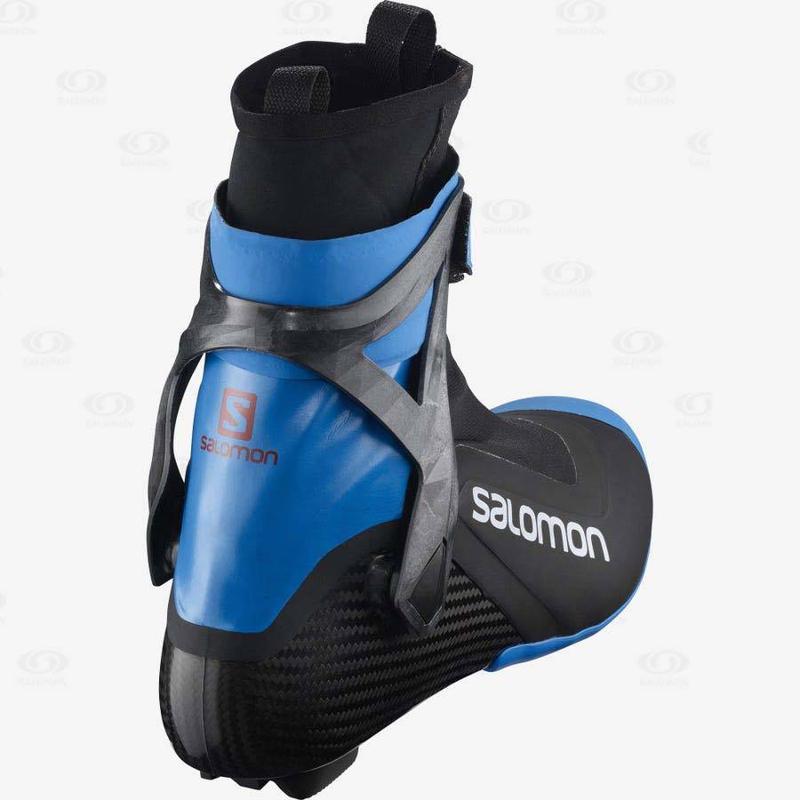 Salomon S/LAB CARBON SKATE PROLINK Pjäxor Herr Svarta Blå | SE-O2085