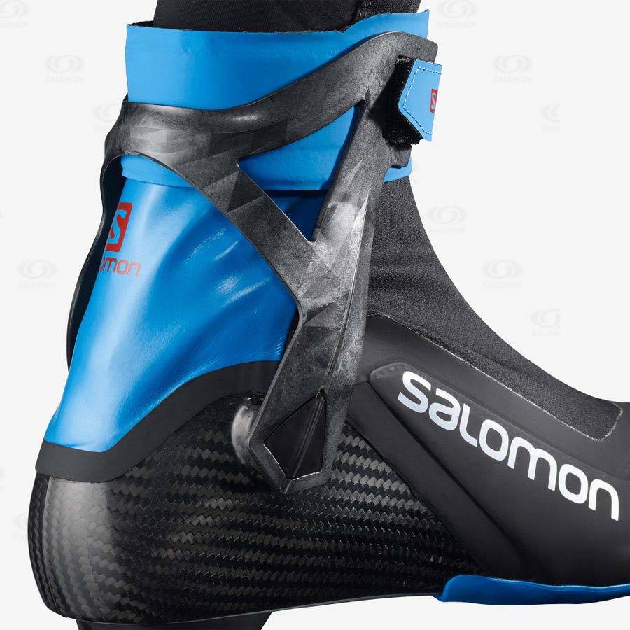 Salomon S/LAB CARBON SKATE PROLINK Pjäxor Herr Svarta Blå | SE-O2085