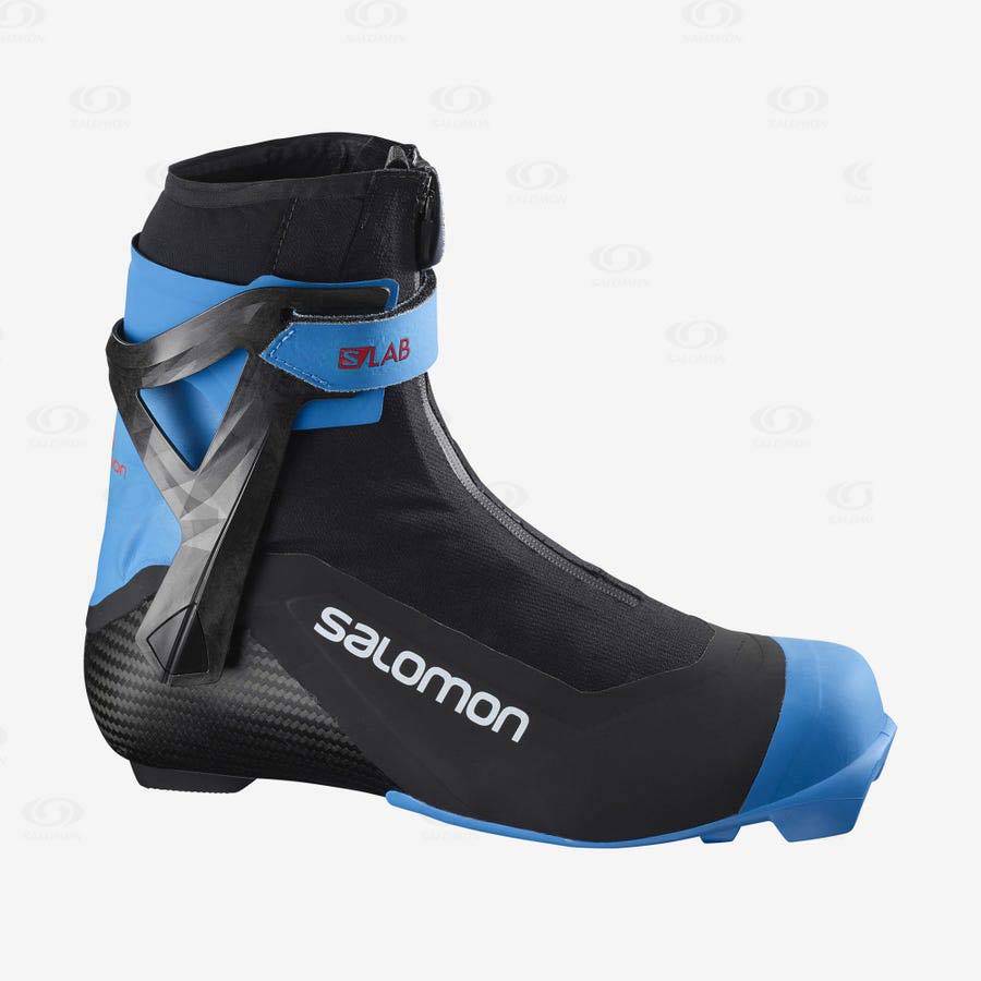 Salomon S/LAB CARBON SKATE PROLINK Pjäxor Herr Svarta Blå | SE-O2085