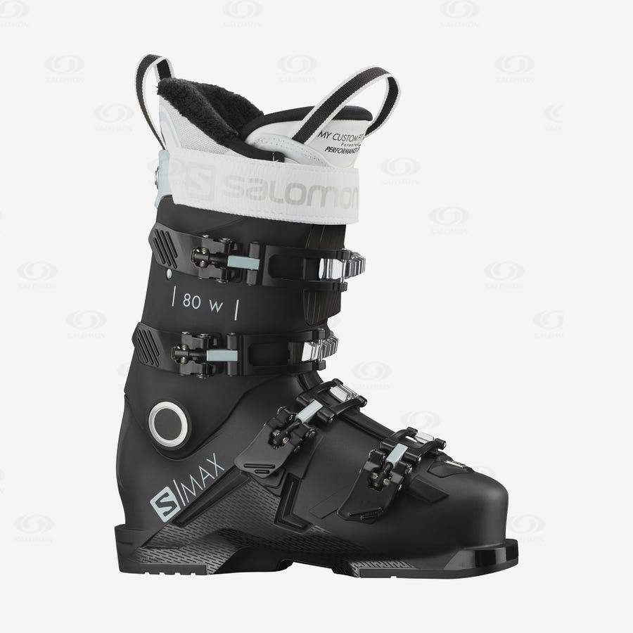 Salomon S/MAX 80 Pjäxor Dam Svarta Vita | SE-O1775