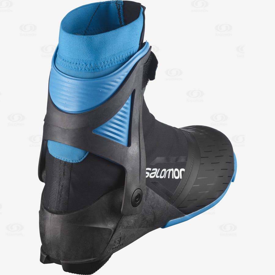 Salomon S/MAX CARBON SKATE MV PROLINK Pjäxor Herr Svarta Blå | SE-L1781