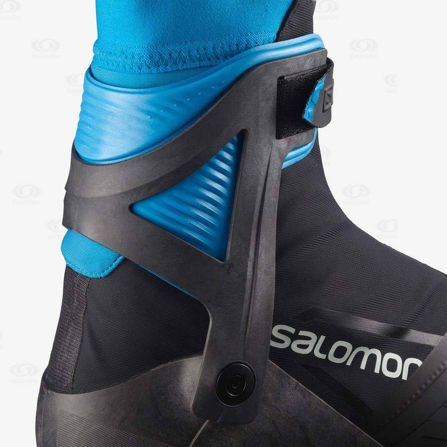 Salomon S/MAX CARBON SKATE MV PROLINK Pjäxor Herr Svarta Blå | SE-L1781