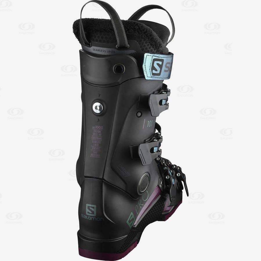 Salomon S/PRO 100 Pjäxor Dam Svarta | SE-M1860