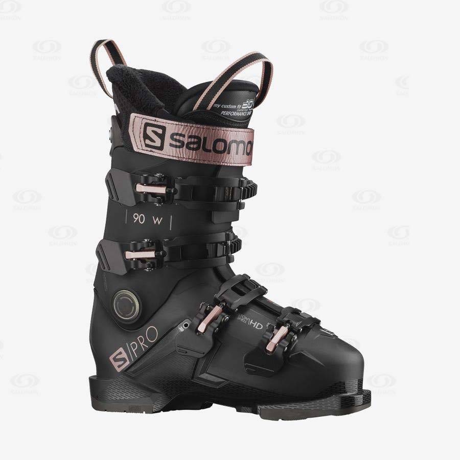 Salomon S/PRO 90 Pjäxor Dam Svarta Guld | SE-A1493