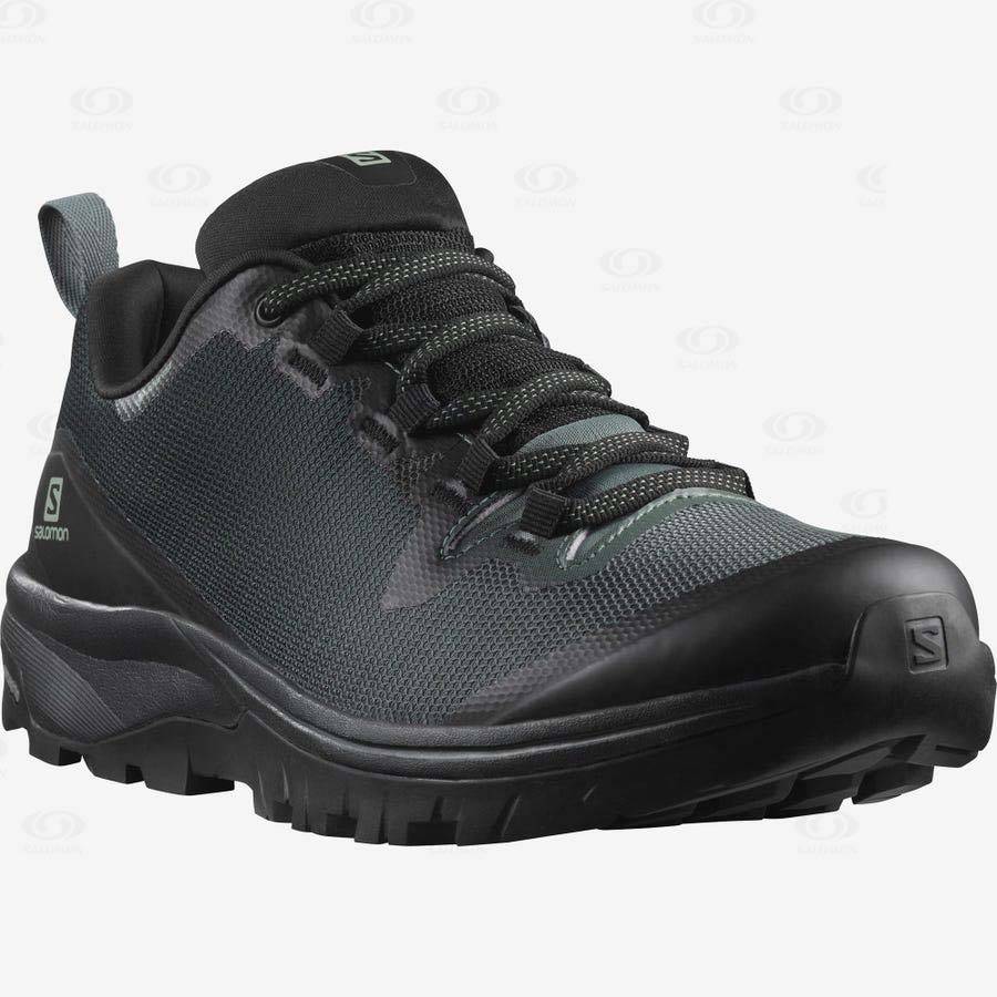 Salomon VAYA GORE-TEX Vandringsskor Dam Svarta Olivgröna | SE-M1797