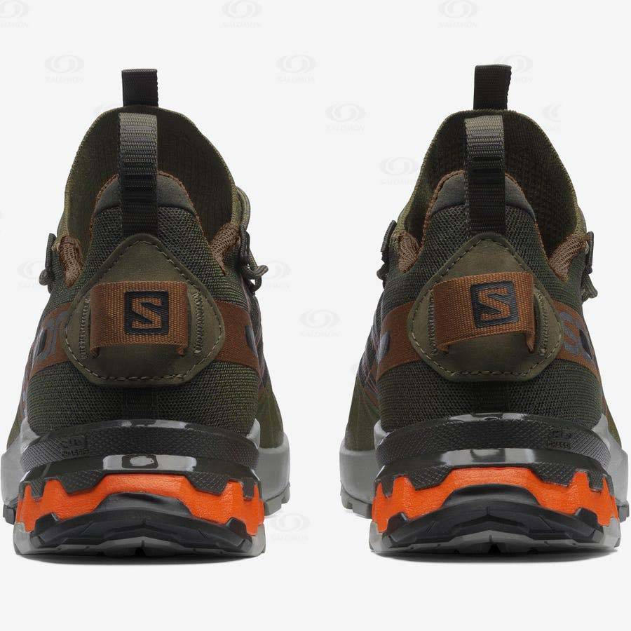 Salomon XA COVER Sneakers Dam Olivgröna Orange | SE-O2351