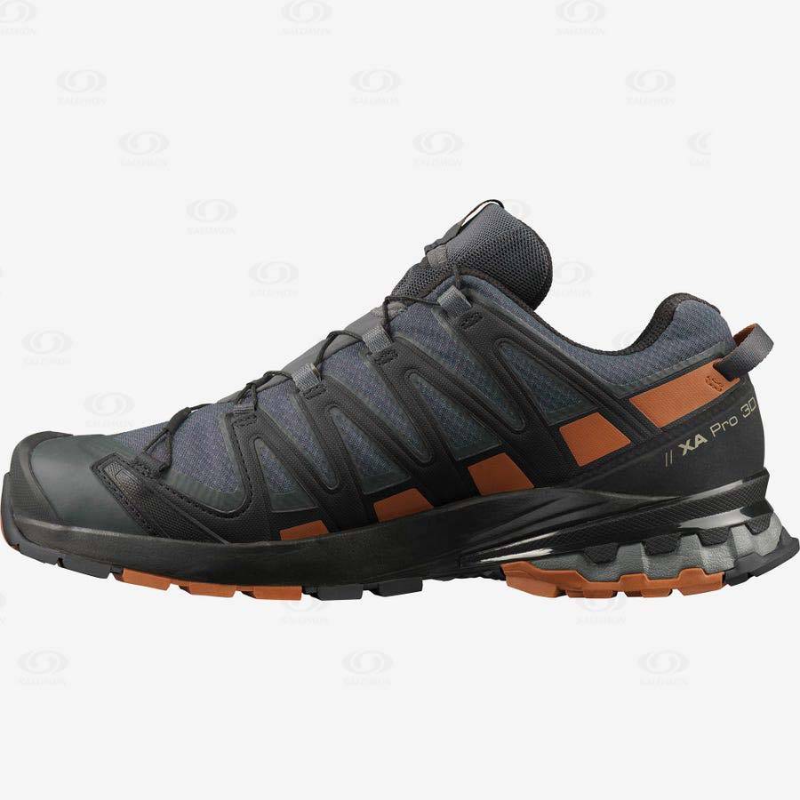 Salomon XA PRO 3D V8 GORE-TEX WIDE Vattentäta Skor Herr Svarta | SE-L1081