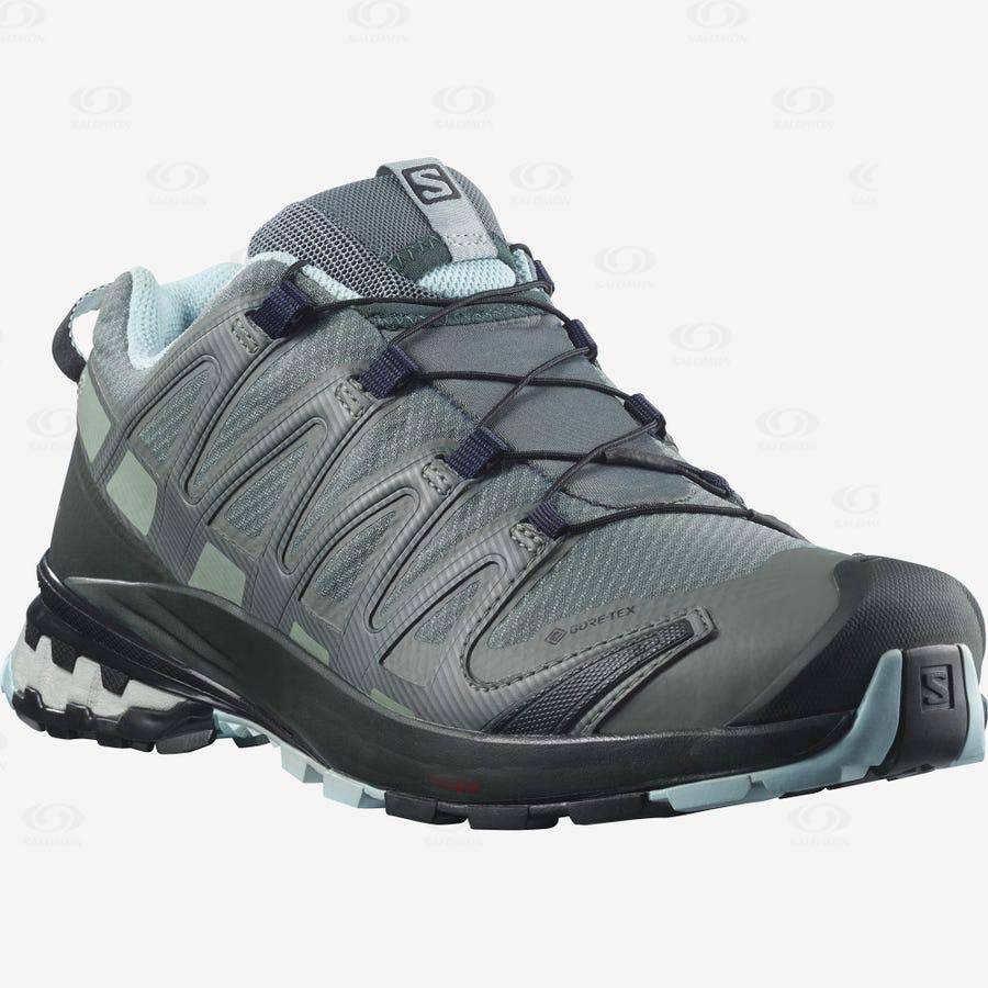 Salomon XA PRO 3D v8 GORE-TEX Vandringsskor Dam Gröna | SE-O1215